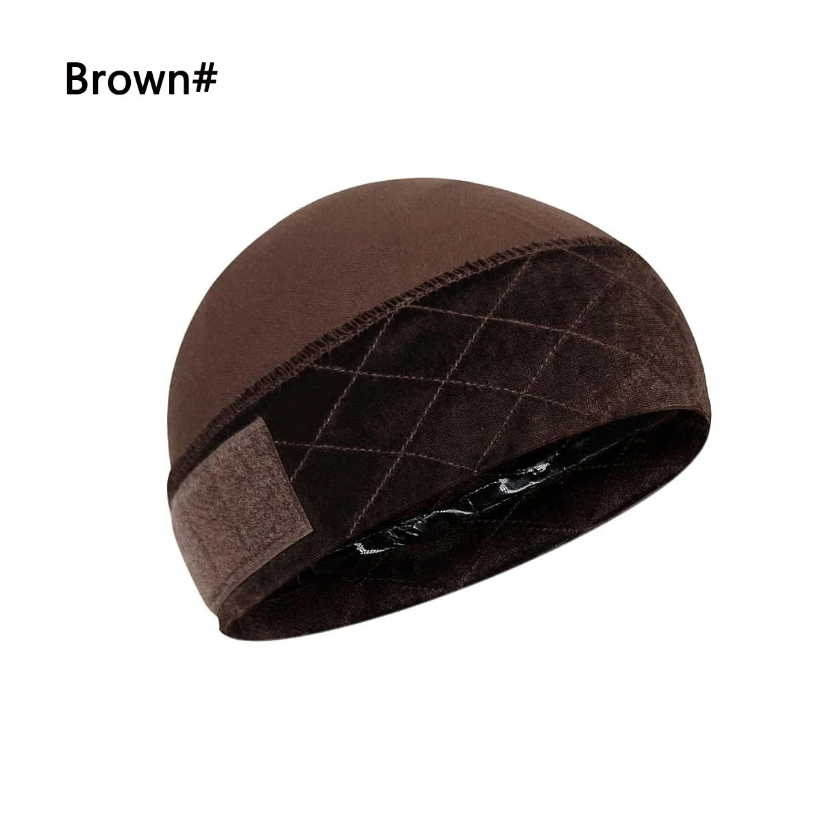 Wig Grip Cap with Silicone Strip Non Slip, 2-in-1 Soft Wig Caps to Hold Wig in Place, Brown Black Beige,Female Headband Wig Cap