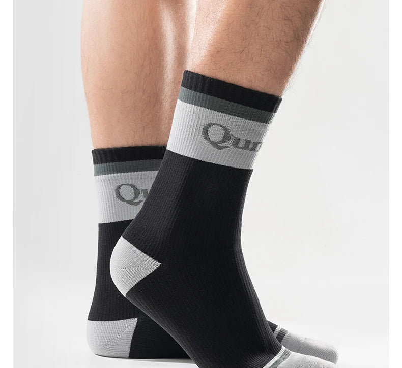 Qunature Four-Season Waterproof Socks Breathable Outdoor  Sport Socks Hiking Cycling Cross Country Running Skiing Windproof Sock