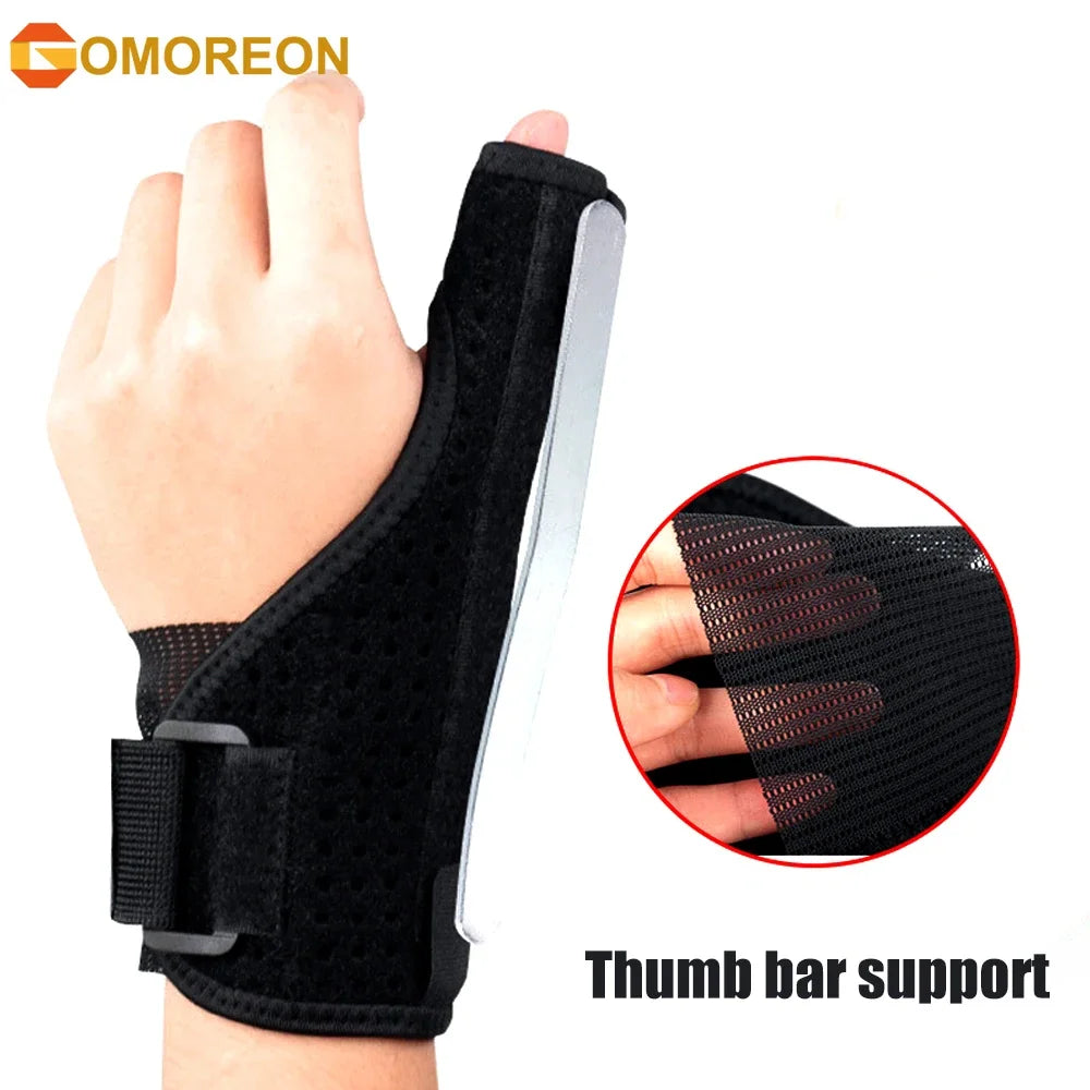 1Pcs Wrist Thumb Support Brace Wrist Splint for Tendonitis Arthritis Breathable Thumb Protector Guard Fits Right and Left Hand