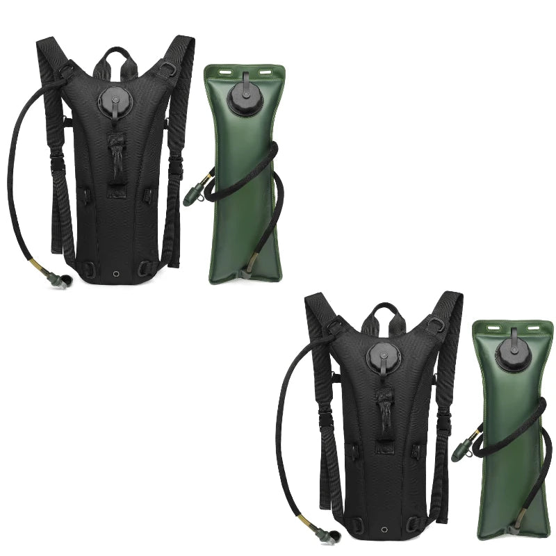 3L Water Bladder Hydration Backpack Waterproof Lightweight Nylon Outdoor Sports Bag For Hiking Cycling Running Climbing