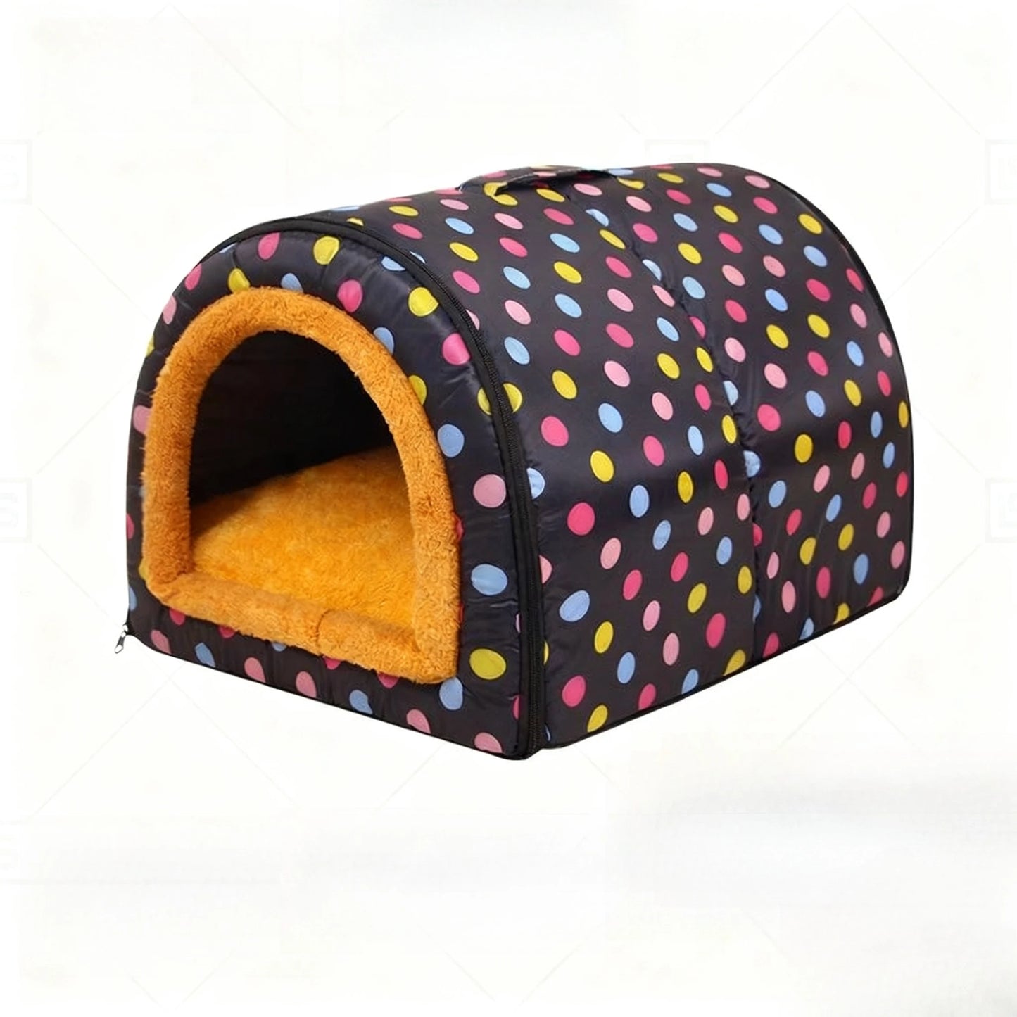 Pet Dog House Soft Cozy Pet Sleeping Bed for Small Medium Dogs Cats Foldable Removable Puppy Nest Portable Kennel Pet Supplies