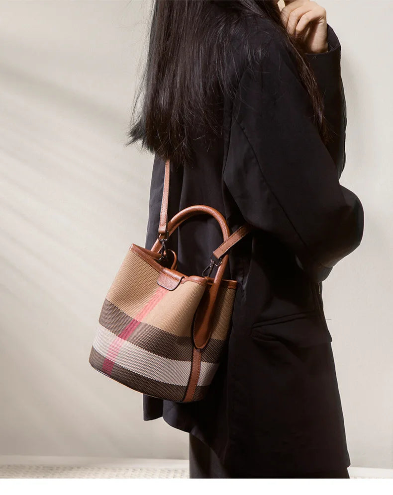 Diaper Bag Minimalist High-End Business Commuter Leather Crossbody Handbag Women Original Textured Clutch Mini