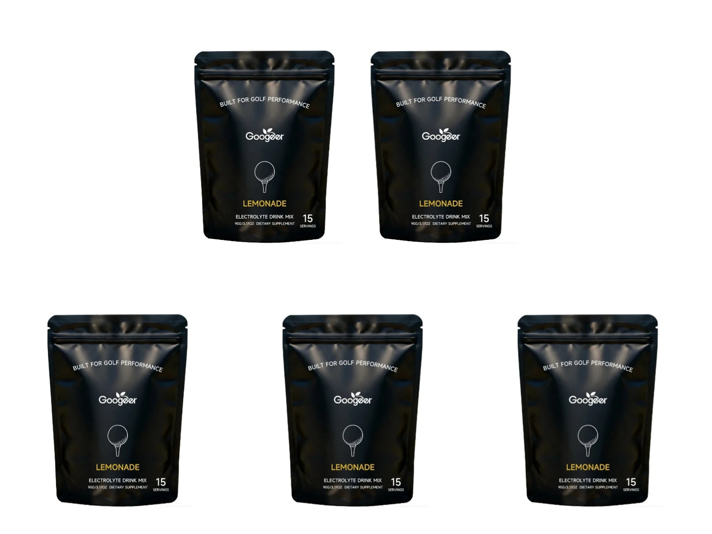 Lemonade Electrolyte Powder Hydration Supplement with Magnesium Potassium Sodium Vitamin B6 B12 Focus Support 15 Servings