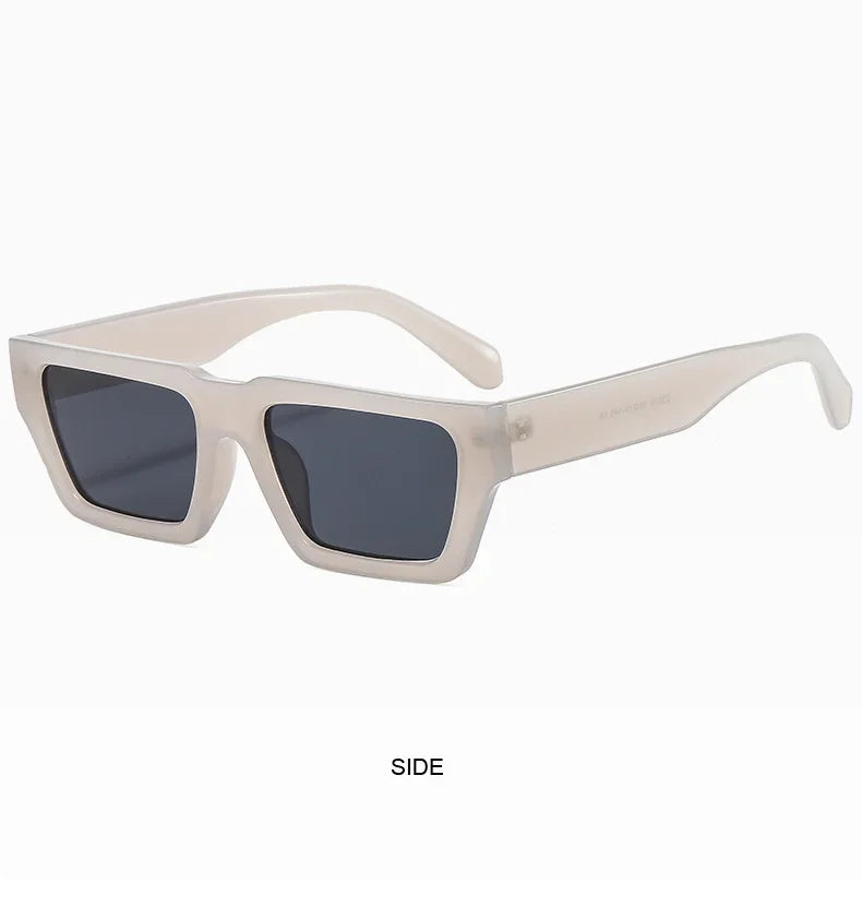 Square Sunglasses Men Women Retro Fashion Popular Sun Glasses Male Female Black Mirror Vintage Small Frame Oculos De Sol
