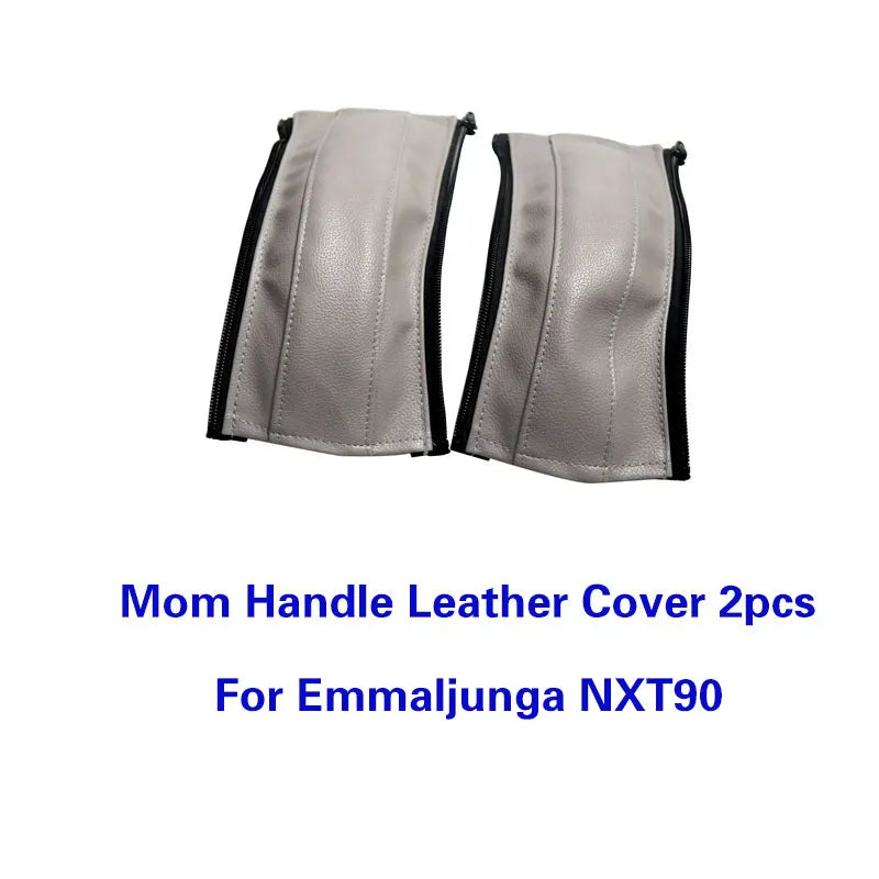 2Pcs PU Leather Handle Covers For Emmaljunga NXT90 Stroller Handle Protective Cover Baby Stroller Accessories