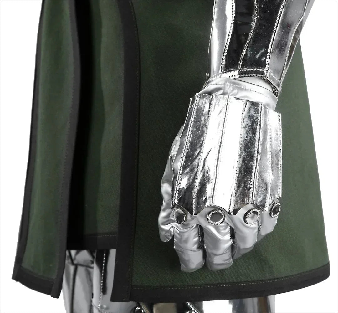 Halloween Black Doom Cosplay Costume Vest Pants Cloak Outfit Full Set and Individual Items Are Sold Man Battle Suit Custom Made